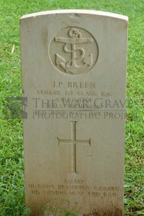 TRINCOMALEE WAR CEMETERY - BREEN, JOHN PATRICK